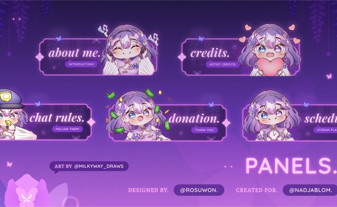 【 Panels 】✼ for Nadja_Blom