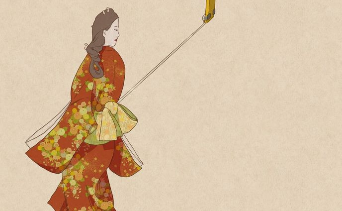服 デザイン 昔の絵×現代 