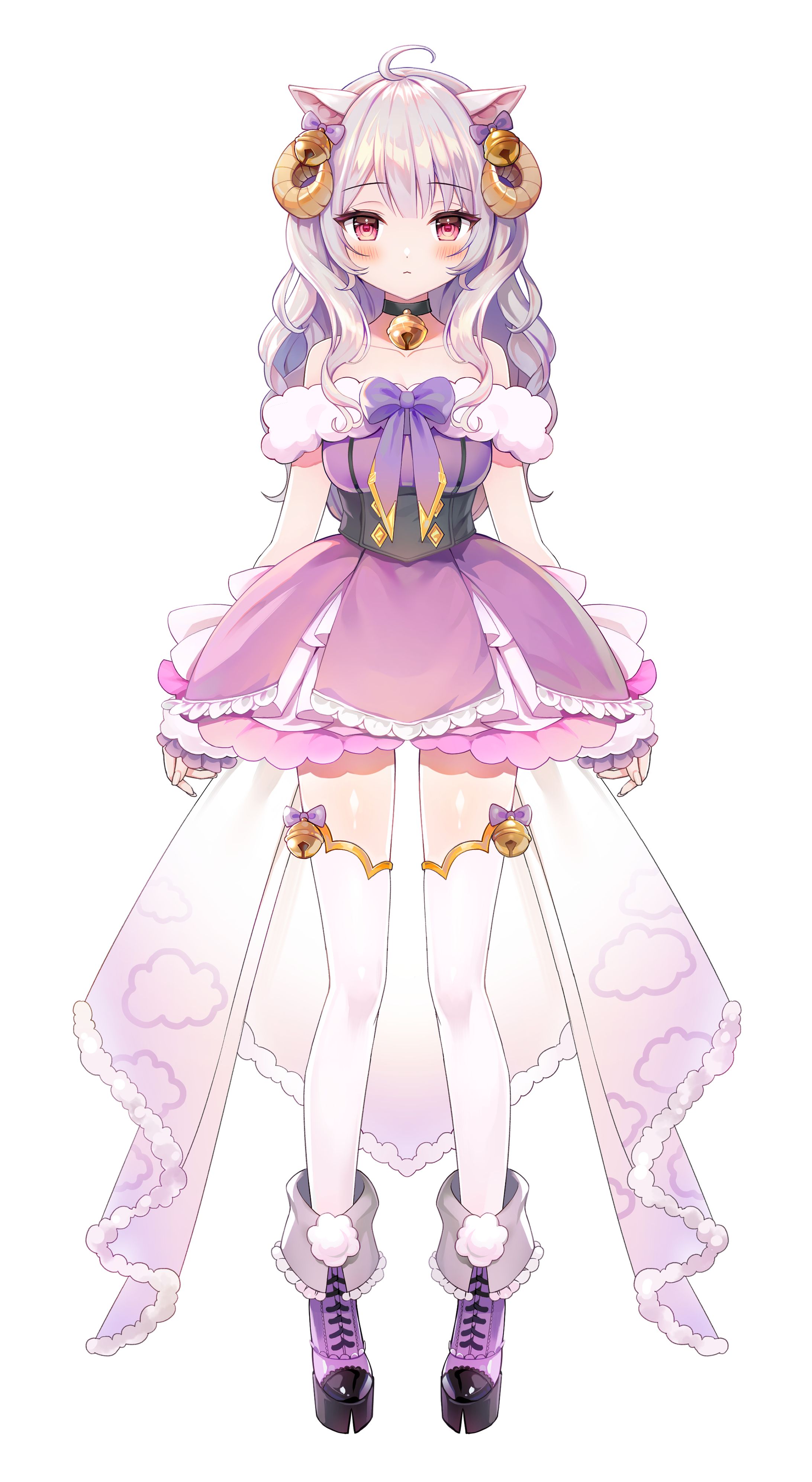 巫なの様Live2Dイラスト-1