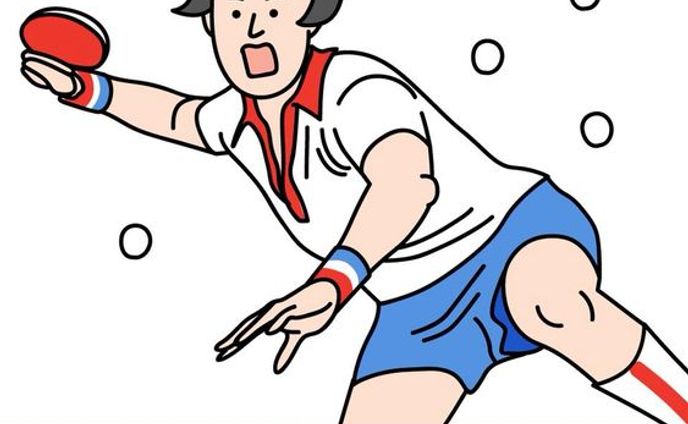 クリエイター卓球部イラスト