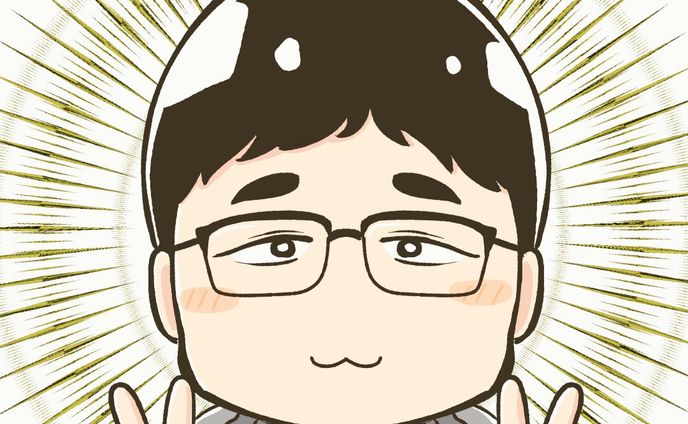 似顔絵風イラスト