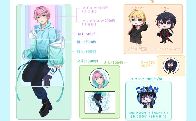 料金表/イラスト依頼用