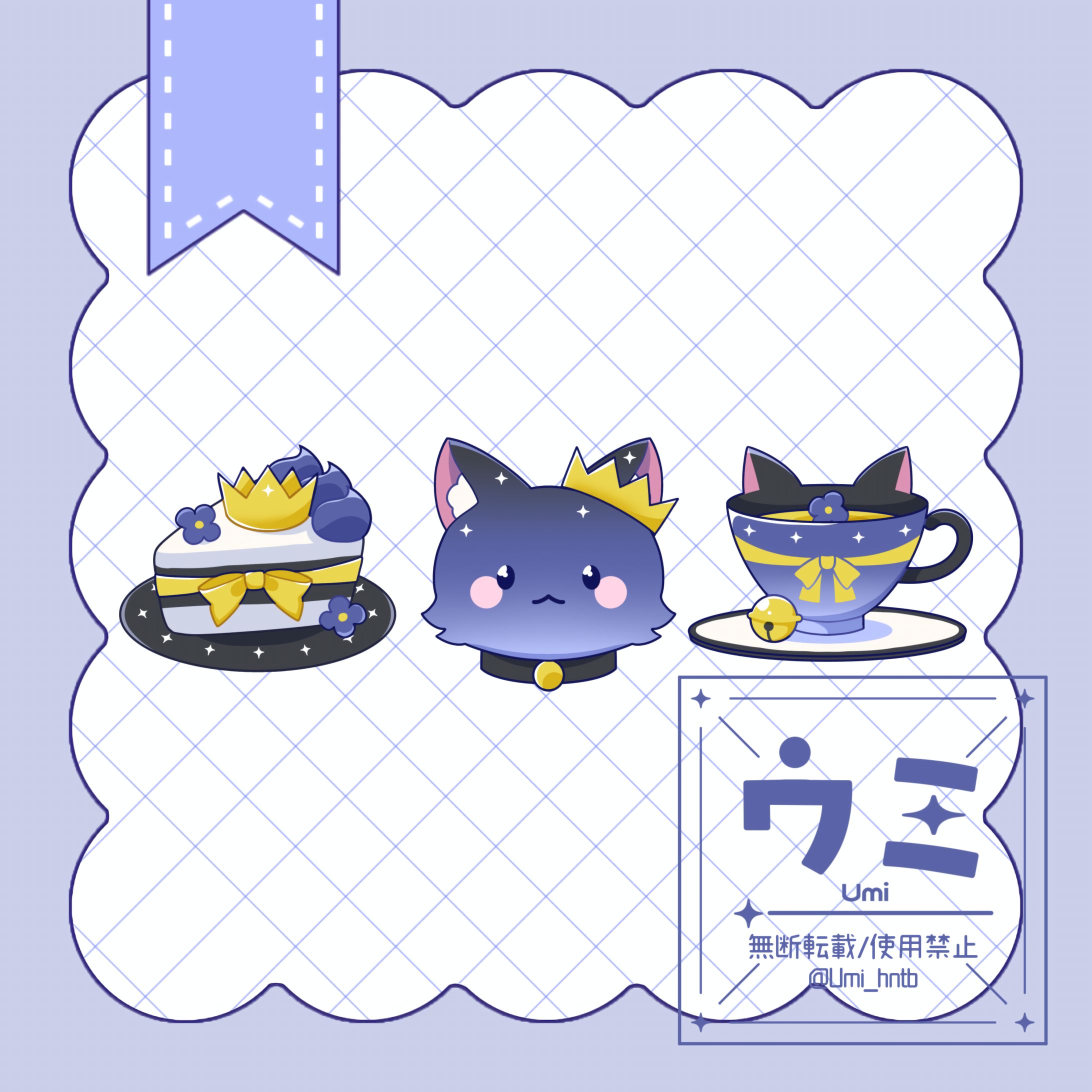 猫魔もも様　モチーフ小物-1