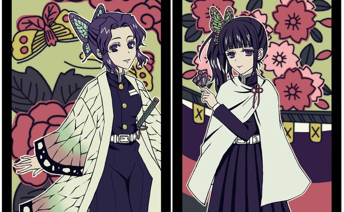 しのぶ、カナヲ(鬼滅の刃)