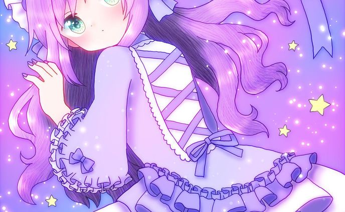⭐️ #イラスト　#お絵描き　#illustration #illust #女の子　#女の子イラスト　#デジタル　#デジタルイラスト　#デジタル絵　#オリジナル　#オリジナル絵　#オリジナルイラスト　#ロリィタ　#ロリィタファッション　#ロリータ　#ロリータファッション　#フリル　#リボン　#ゆめかわいい　#ゆめかわ