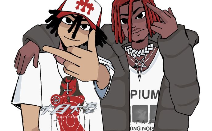 playboi carti with fans