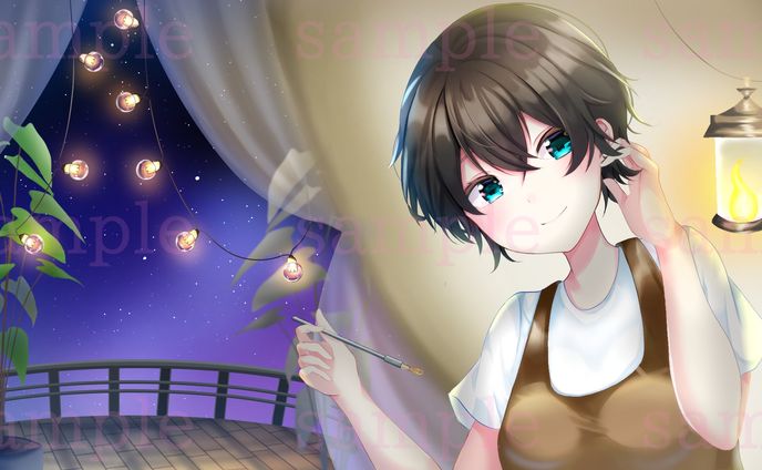 【一枚絵】音枝優日様　ASMR作品