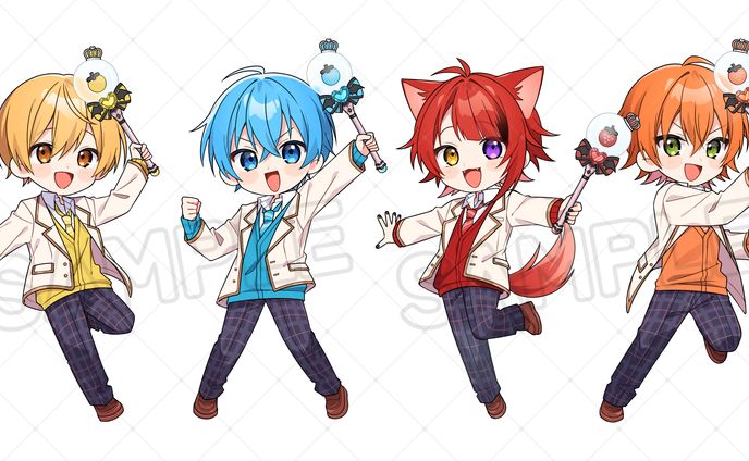 すとぷり様 オリジナル楽曲MVイラスト