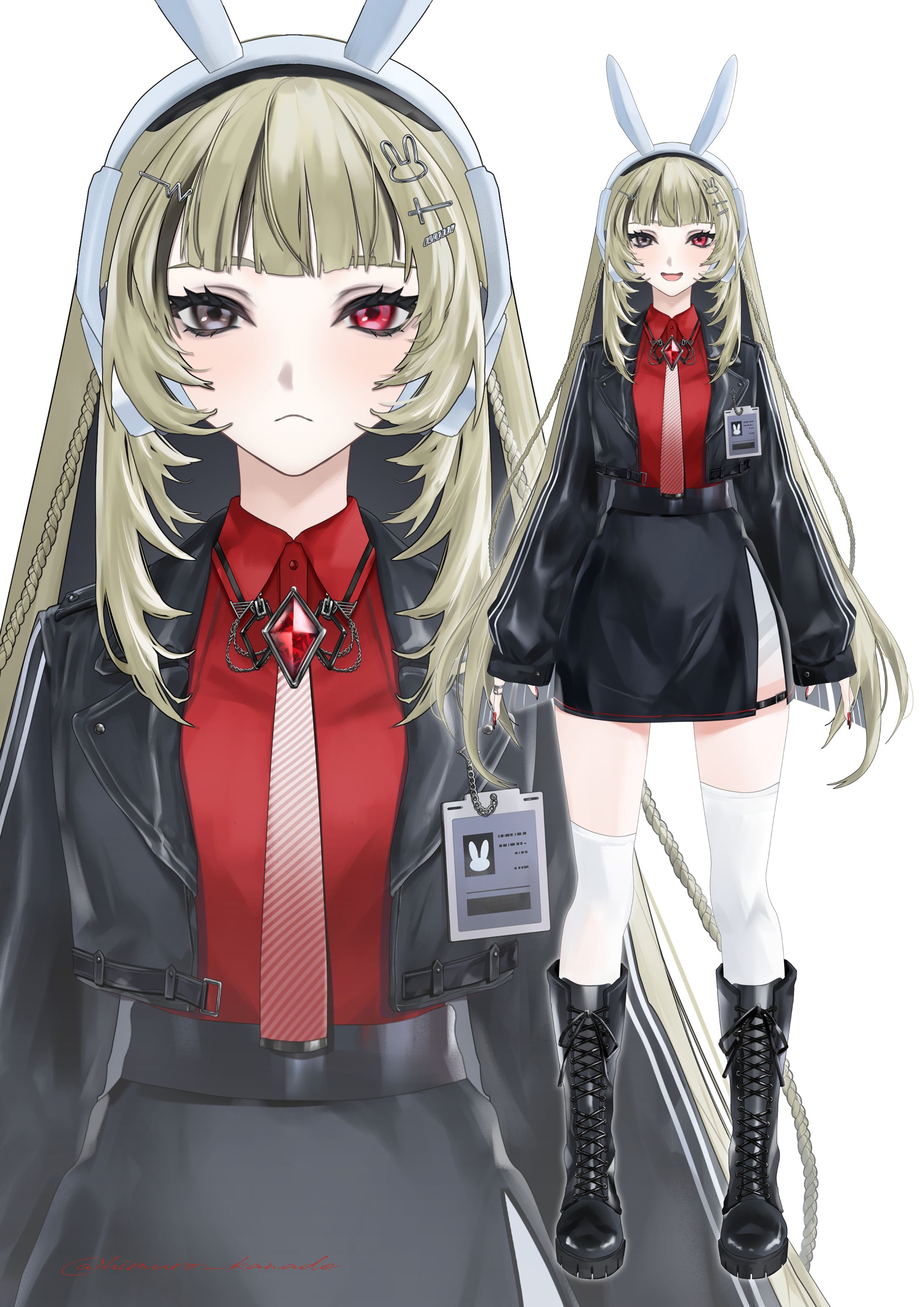 【自主制作】うさぎギャル Vモデル-1