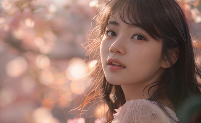 桜　美女