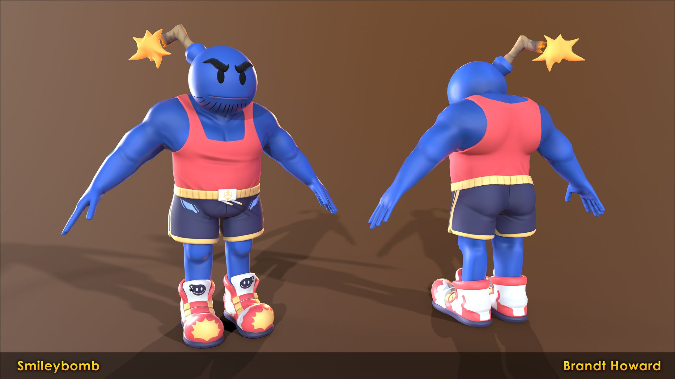 Smiley Bomb - Game Character-1