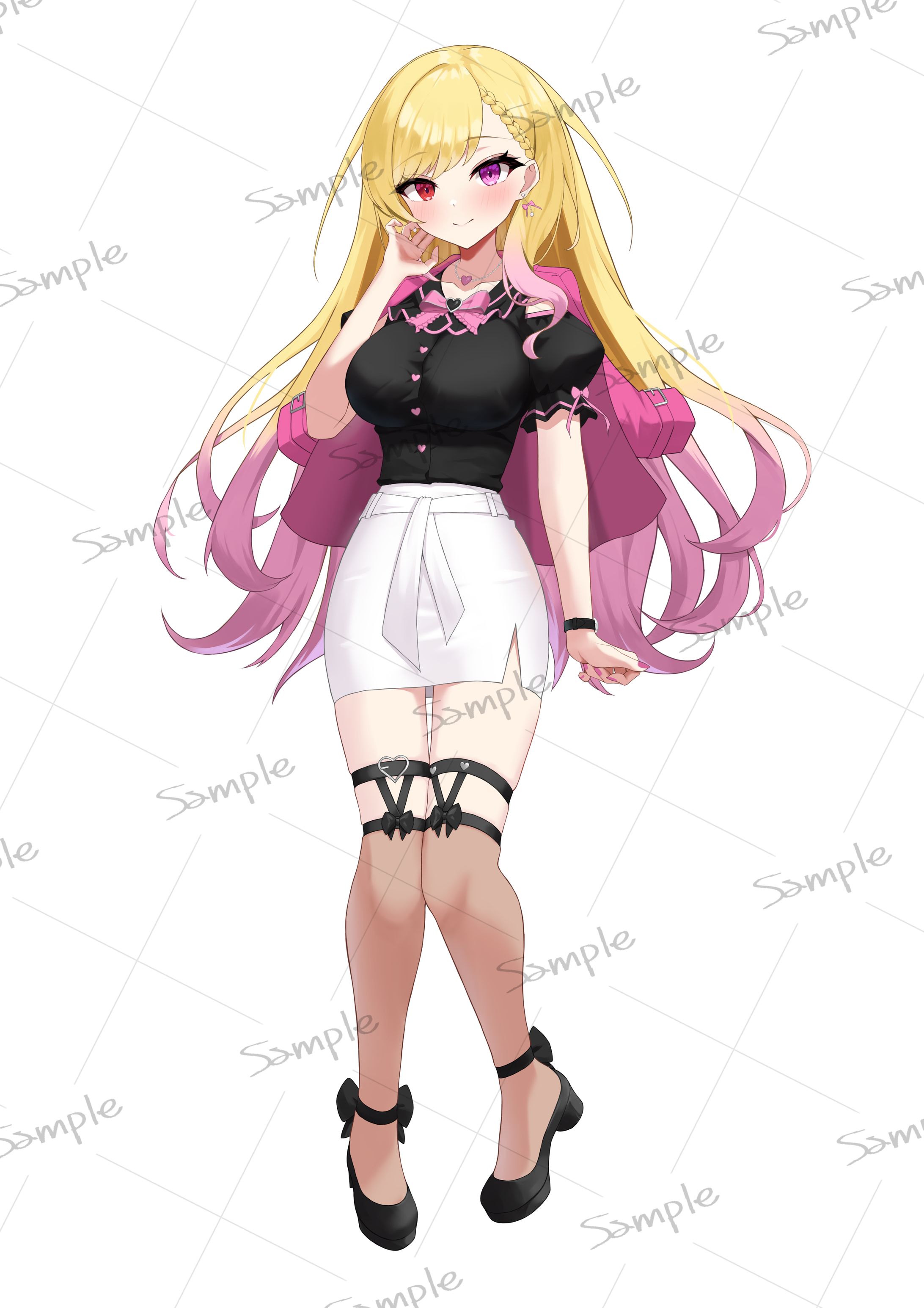 個人勢Vtuber　叶恋様　キービジュアル-1