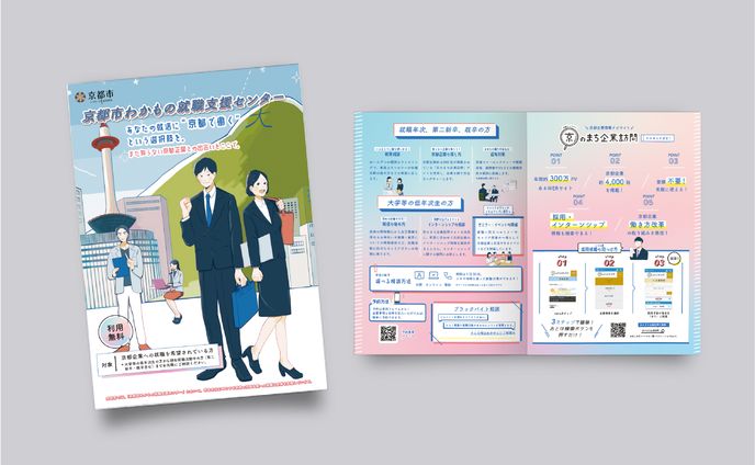 京都市わかもの就職支援センターリーフレット