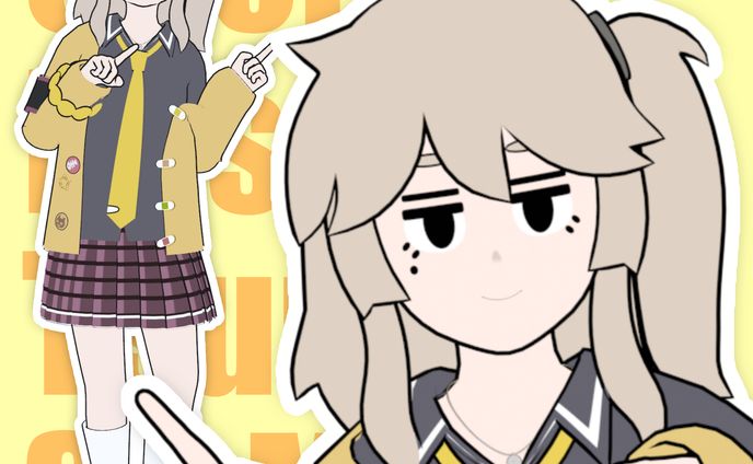 二次創作3Dモデル『おどる春日部つむぎ3D』