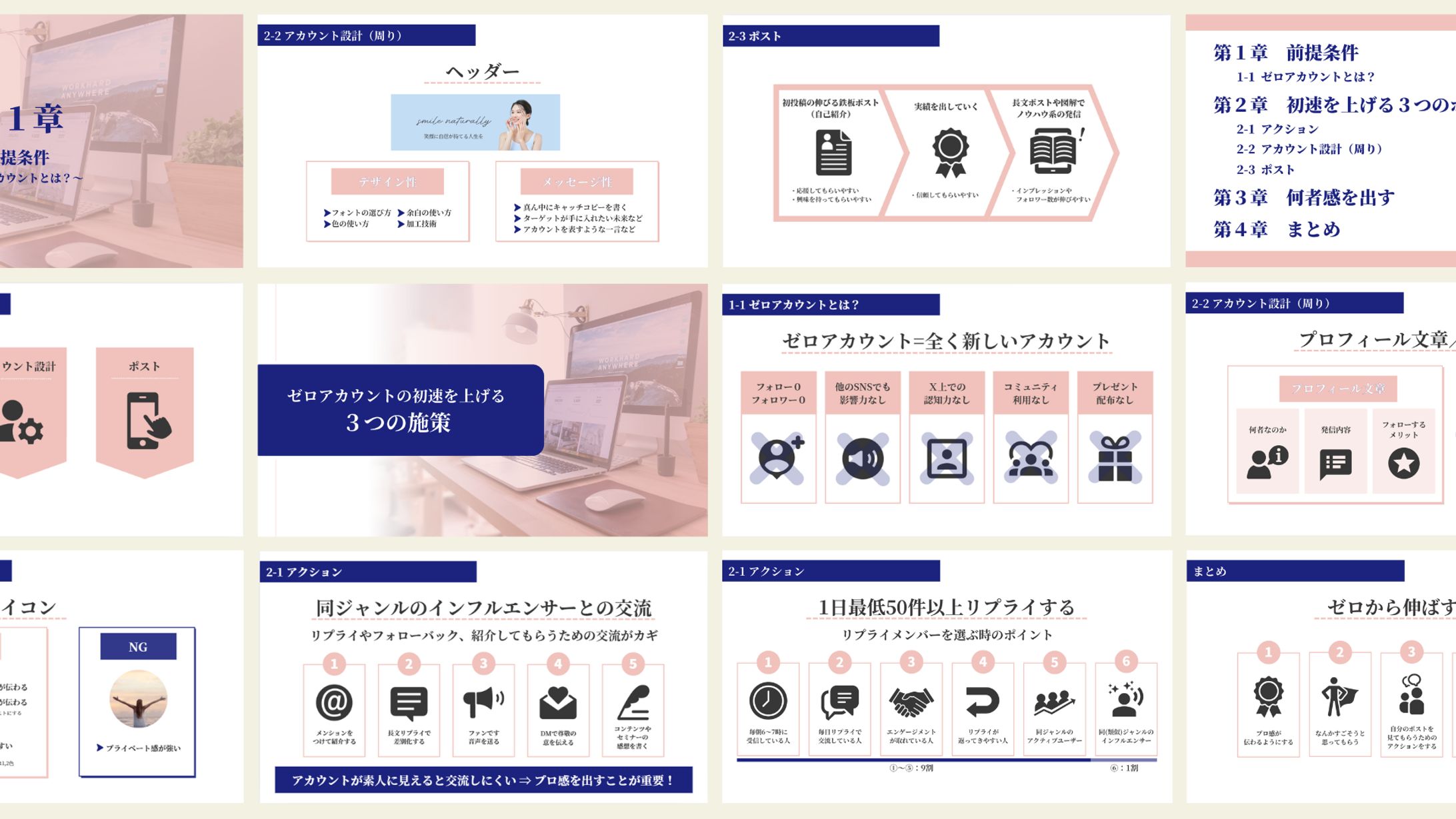 自主制作『ゼロアカウントの初速を上げる3つの施策』-1