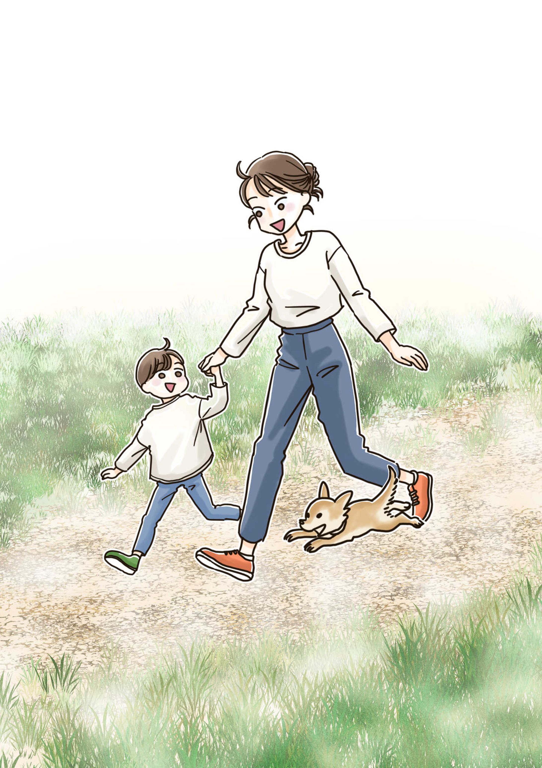 デフォルメイラスト　親子-1