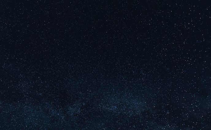 the beautiful shining stars in the night sky
