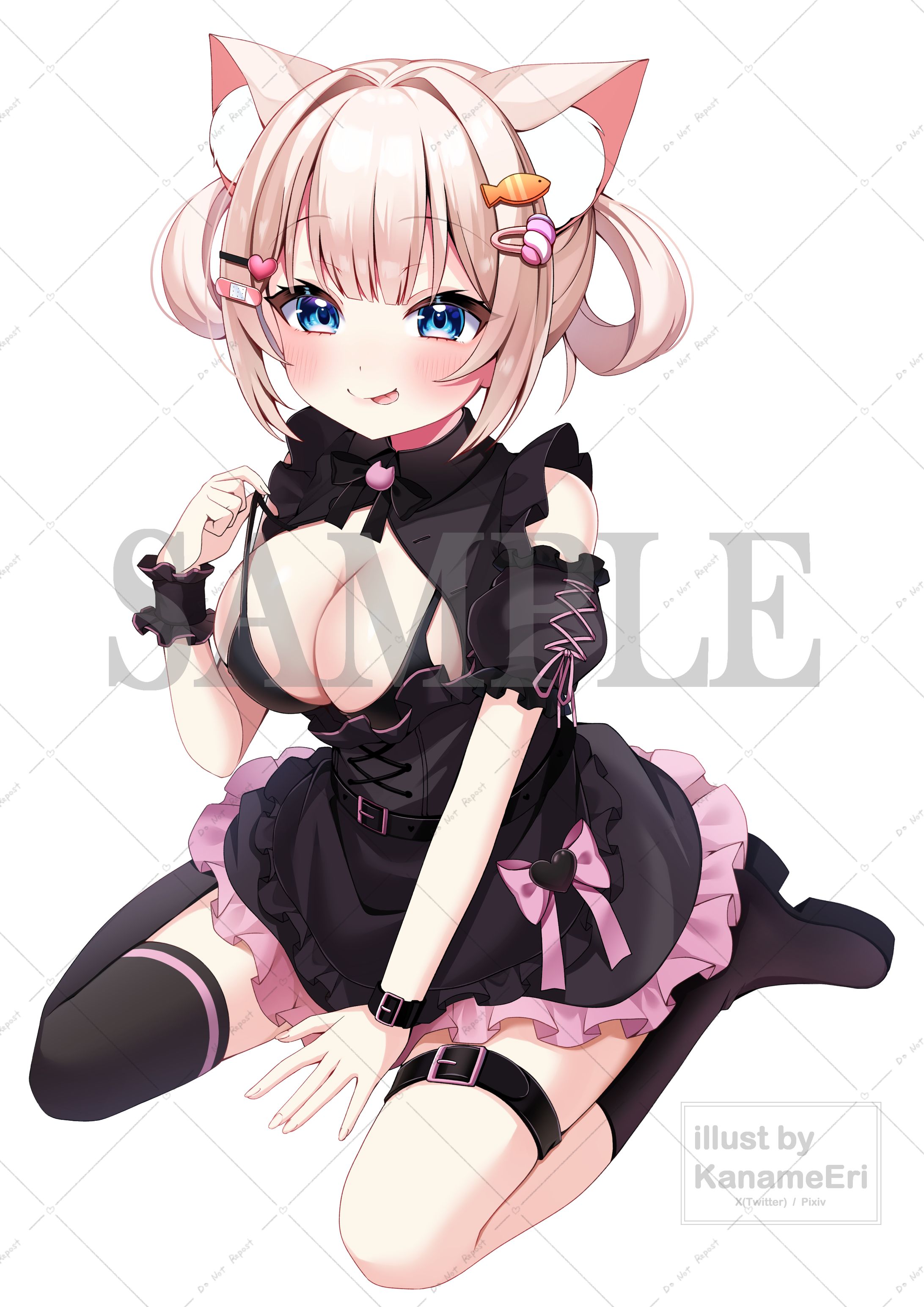 【お仕事】月待にゃも様ビジュアルブック表紙イラスト-1
