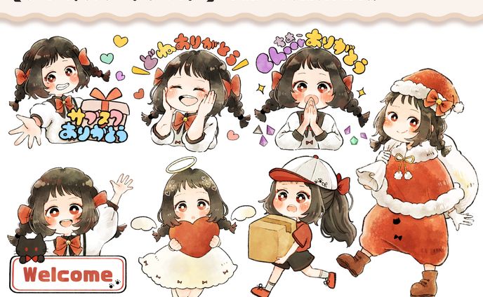 ８．デフォルメイラスト、SDイラスト、スタンプ