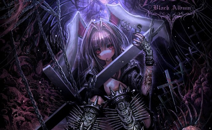 SOUTH OF HEAVEN「Black Album」　CDcover illust