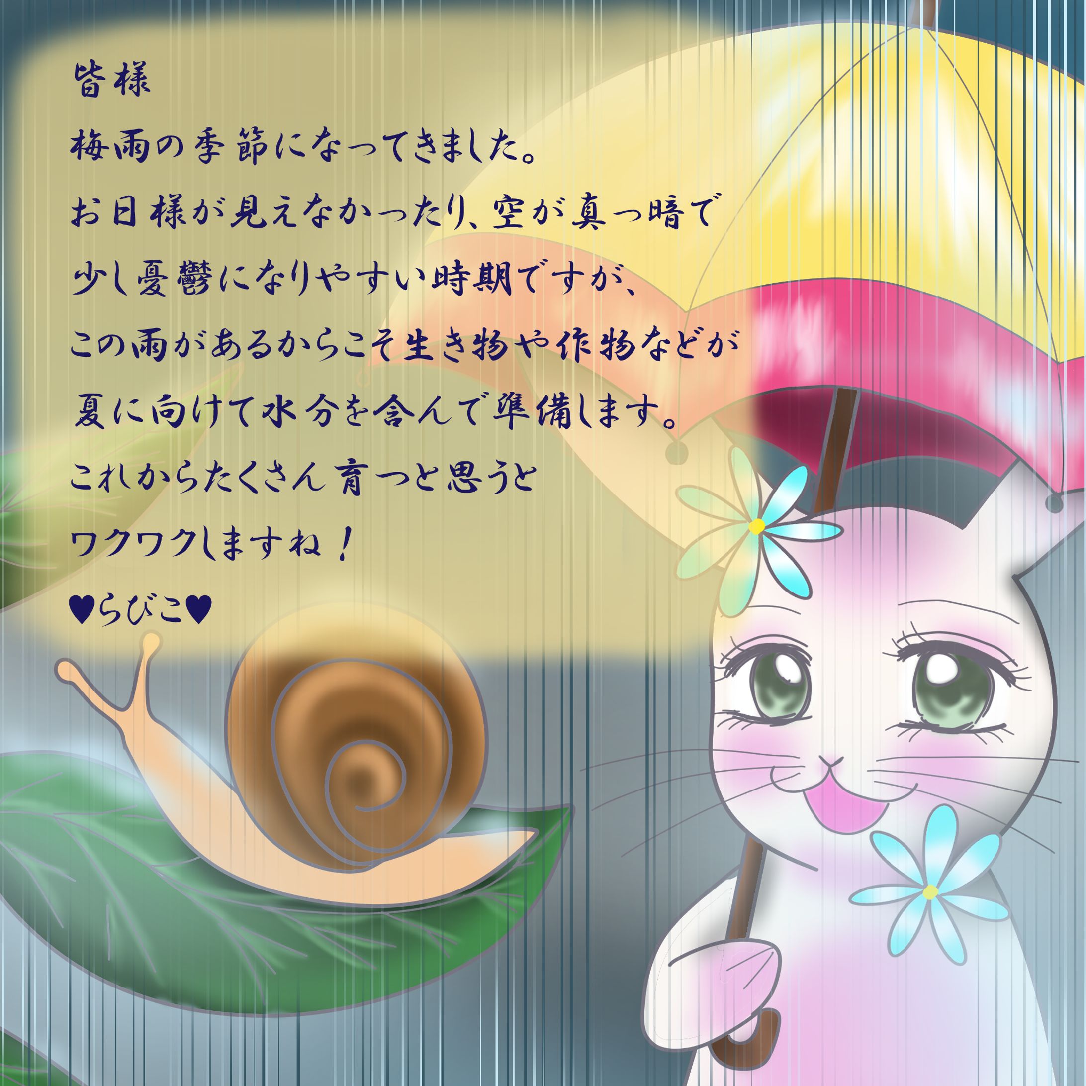 ♥らびこ♥2023年梅雨-1