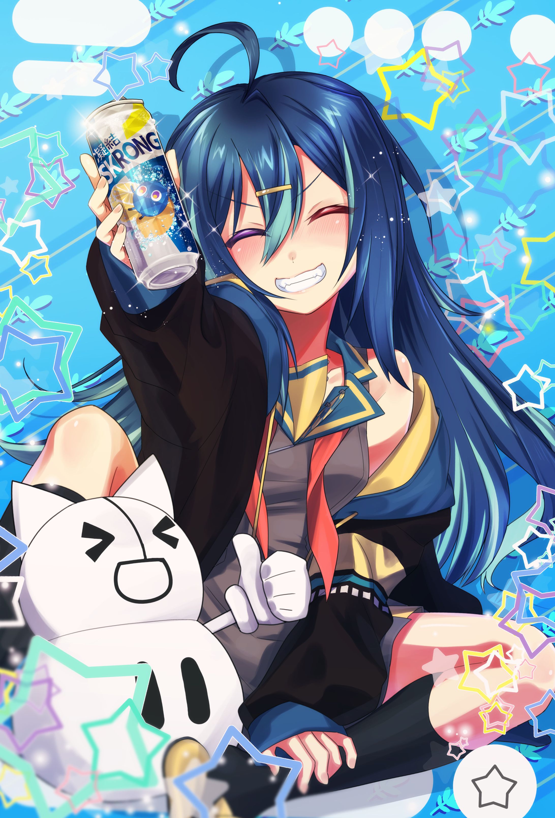 2020/8  個人様ご依頼　Vライバーさん周年お祝い用イラスト-1