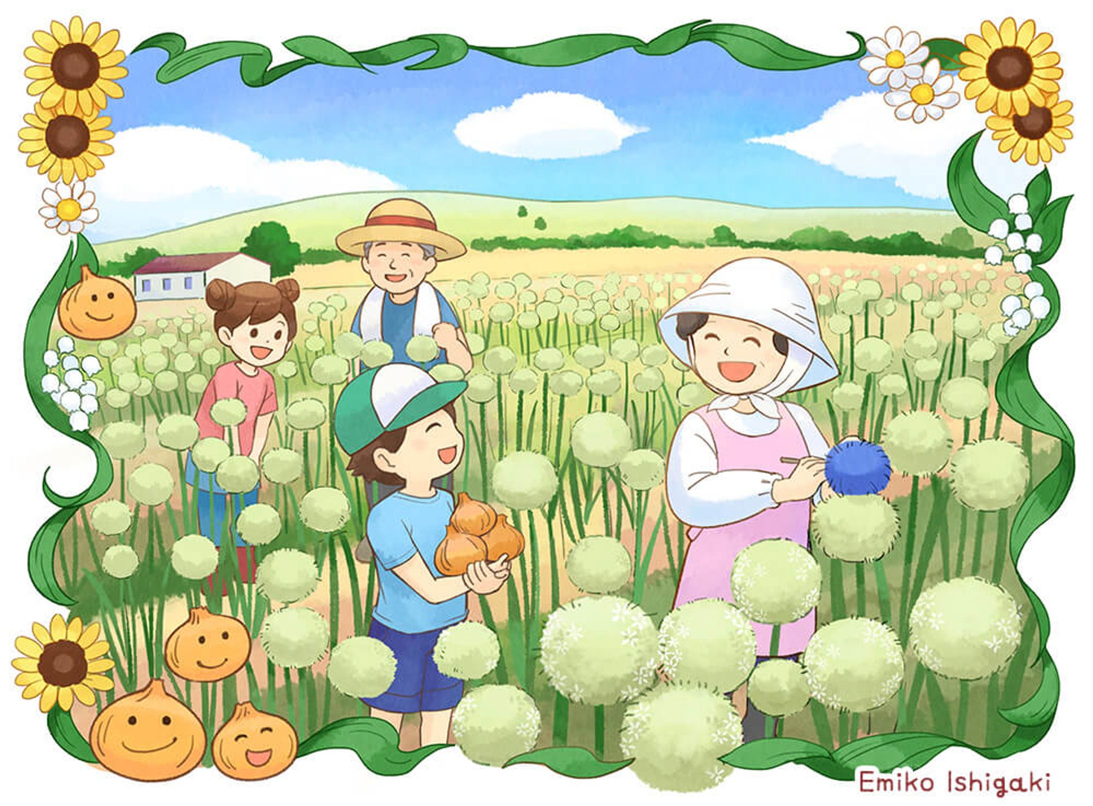 【お仕事】カレンダー用イラスト-1