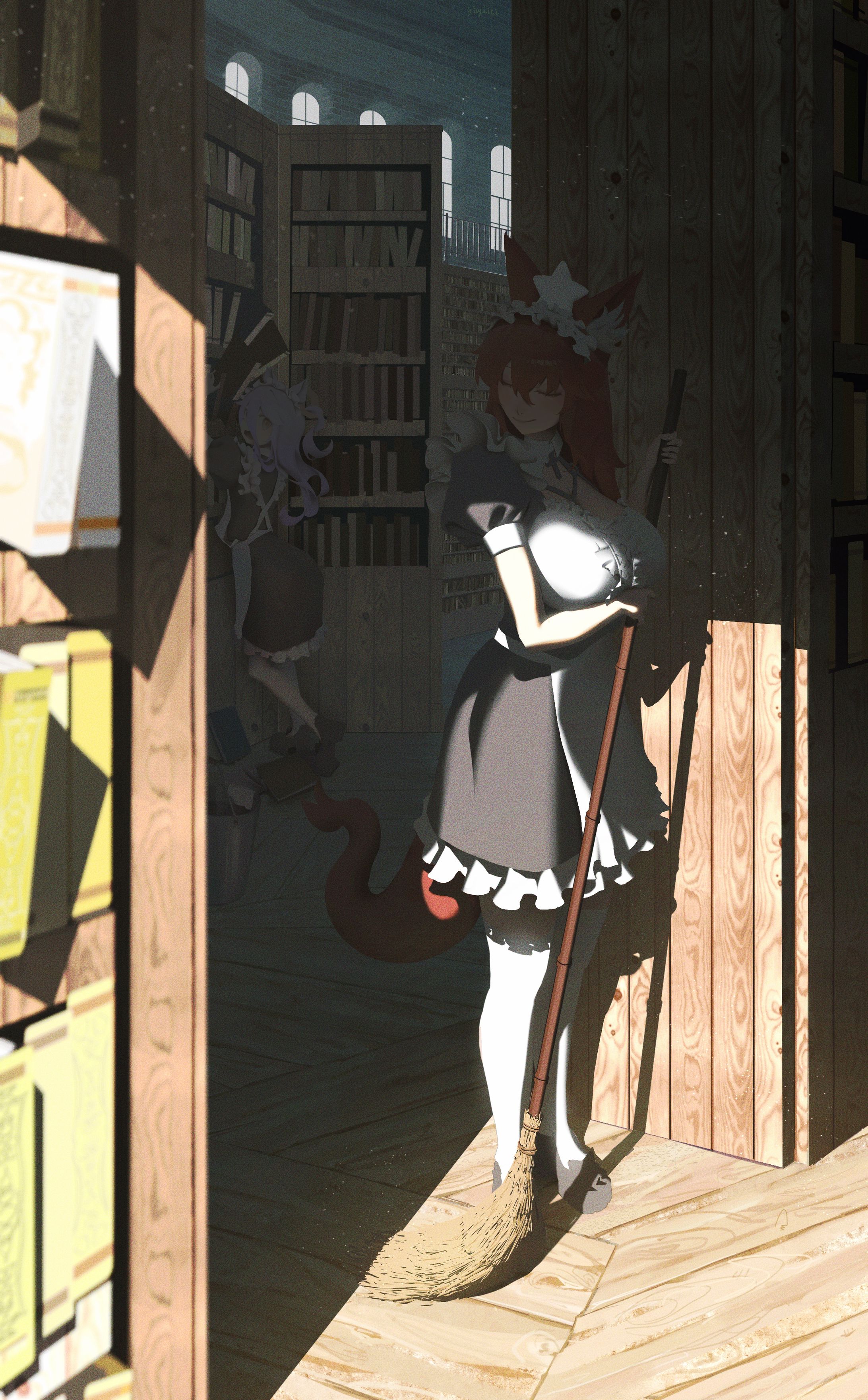 Zentreya and Henya fanart 2024 -1