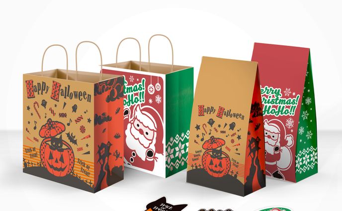 2022年度 ハロウィン・クリスマス 包装デザイン