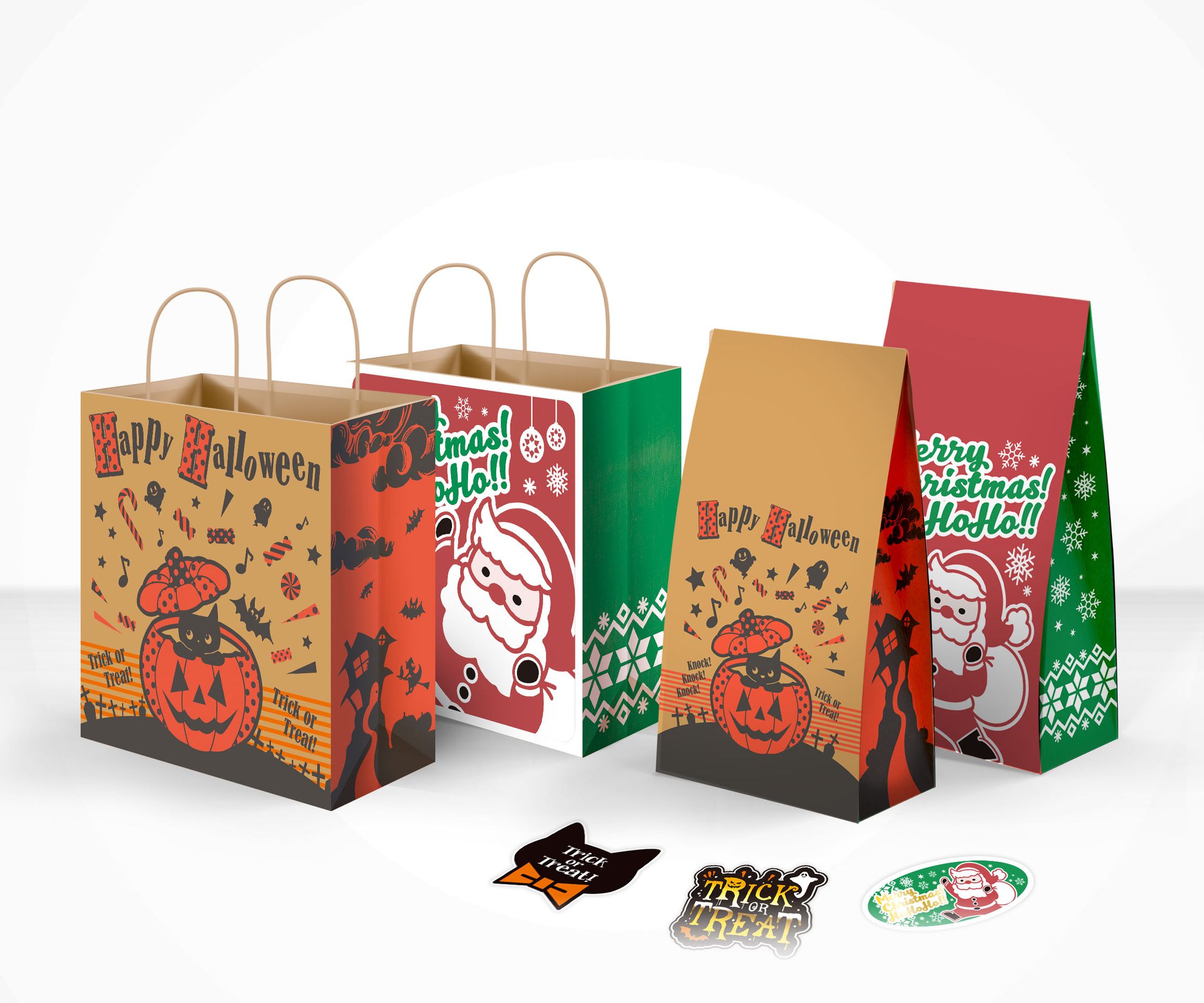 2022年度 ハロウィン・クリスマス 包装デザイン-1