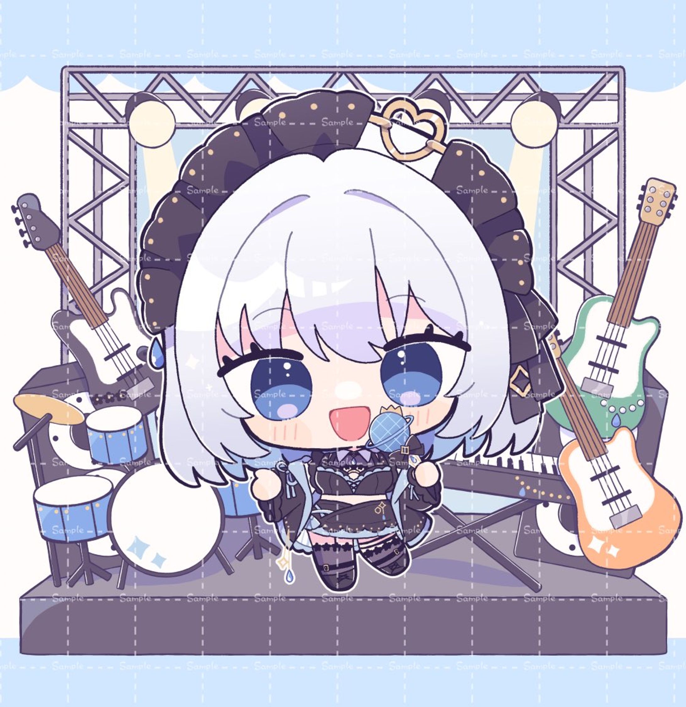 葵井詩雫様ミニキャライラスト-1