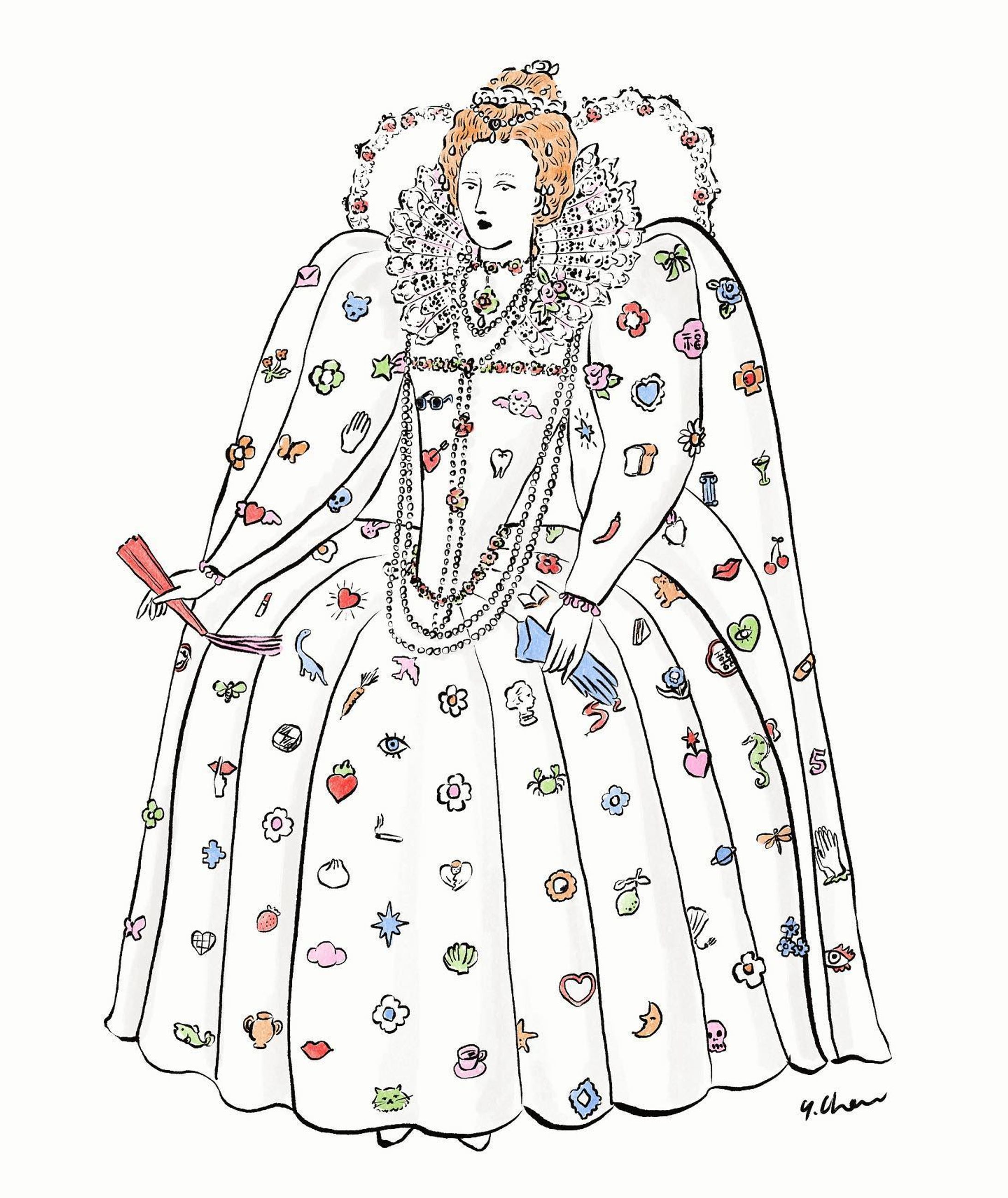 Inspired by Elizabeth I-1