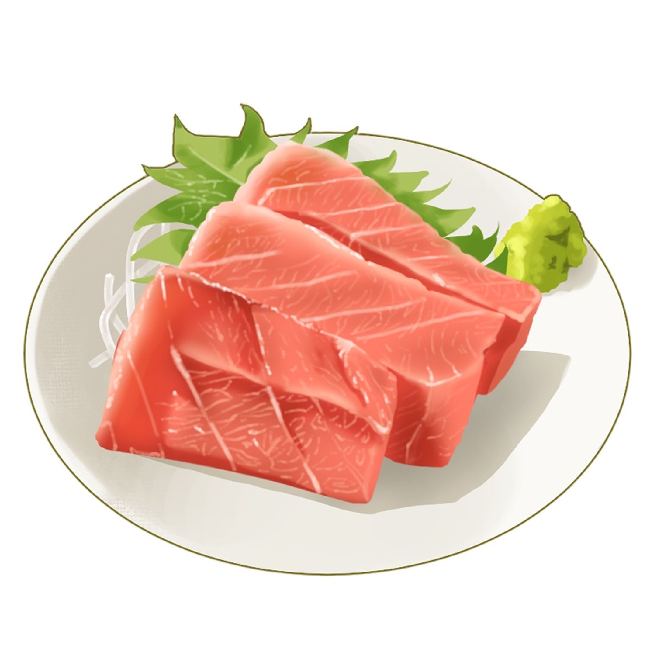 お仕事_まぐろ刺身-1