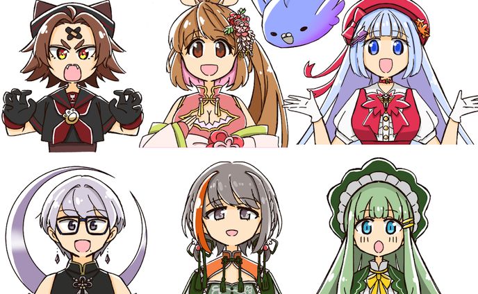 ご当地Vtuberお絵描き企画1