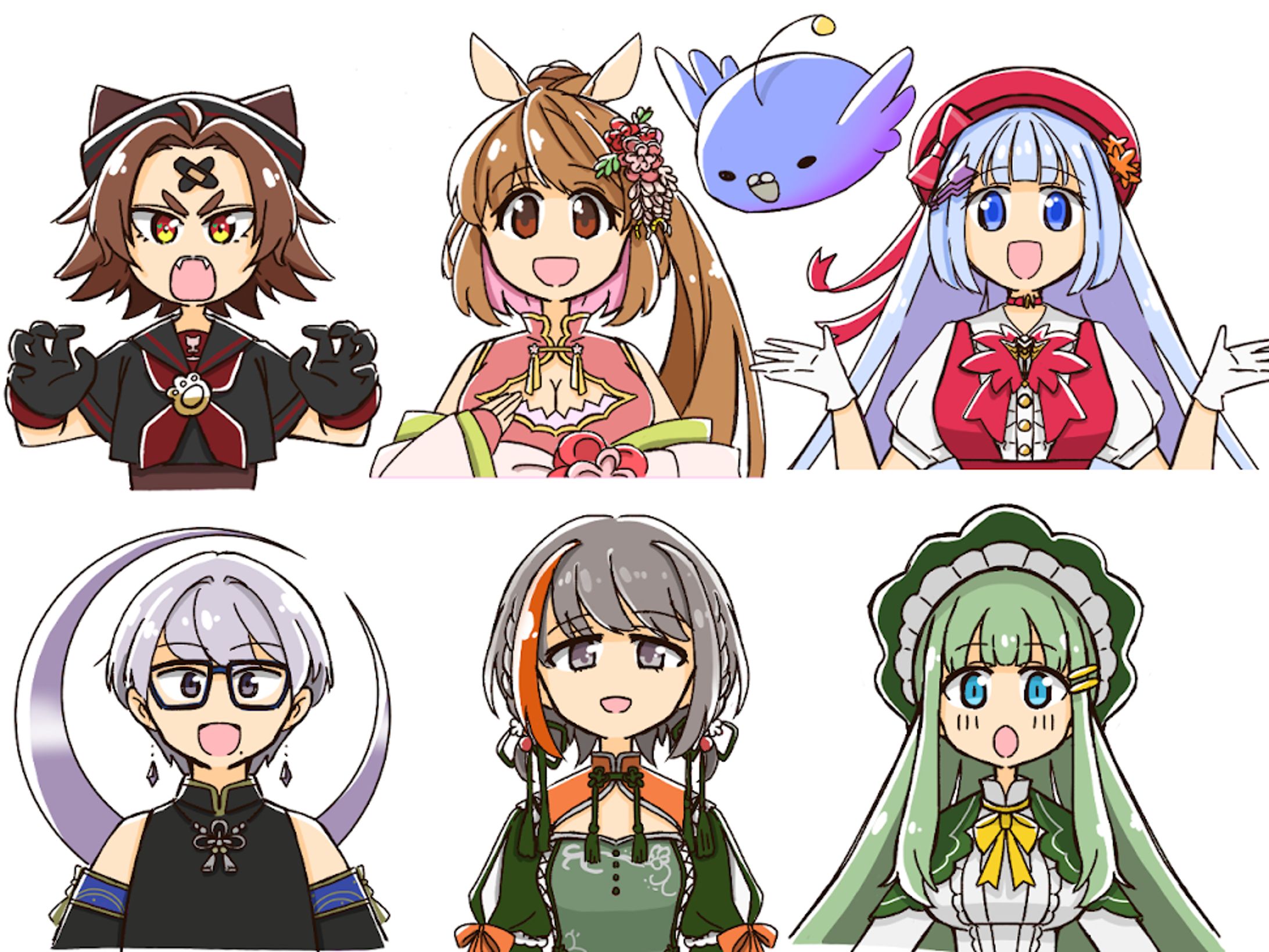 ご当地Vtuberお絵描き企画1-1