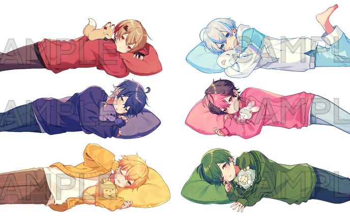 シクフォニ様 ねむねむグッズイラスト シクフォニ様 ねむねむグッズイラスト