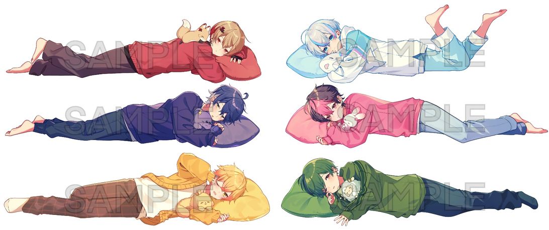 シクフォニ様 ねむねむグッズイラスト