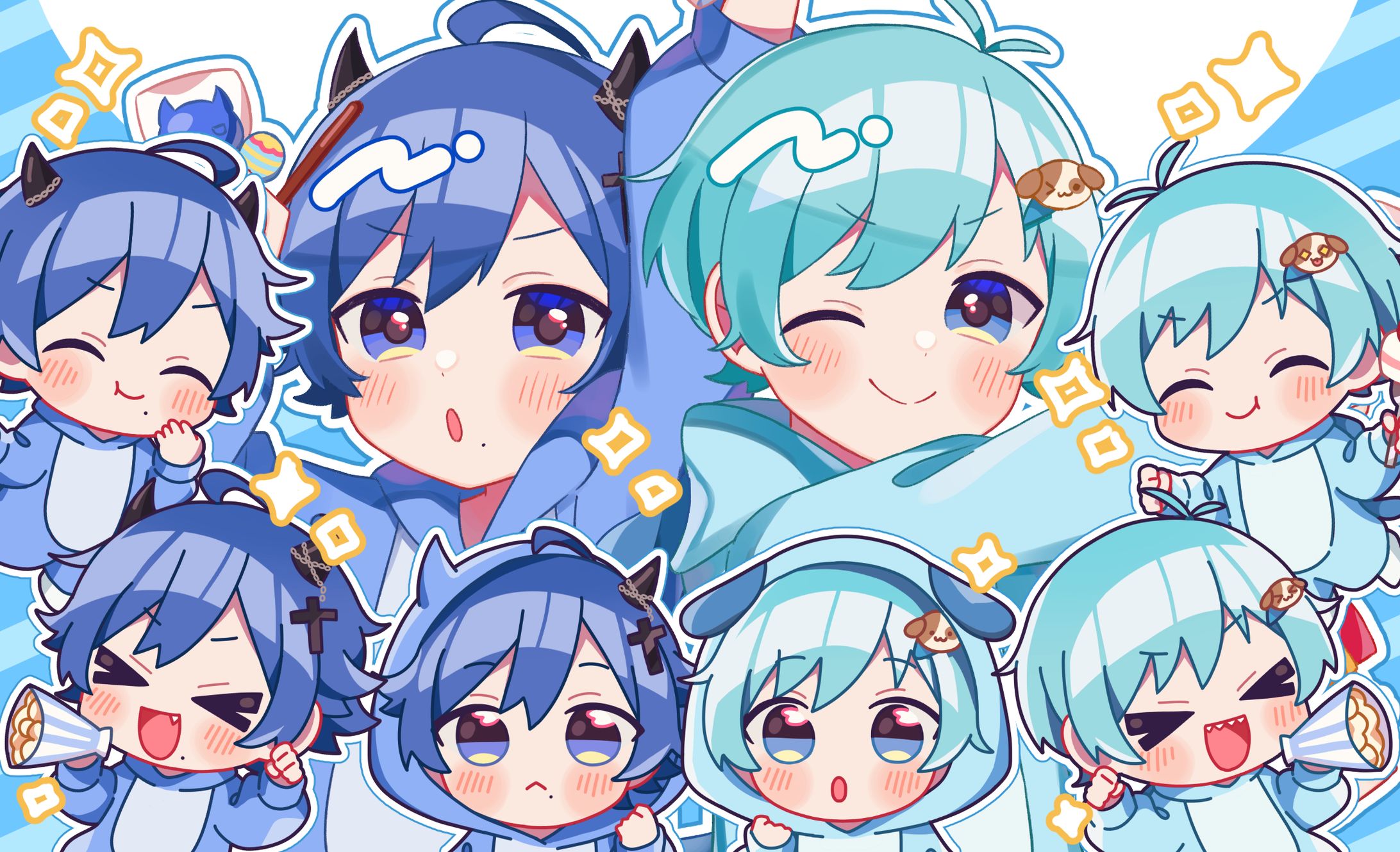 ぶらめい ぬい様 いを。様 歌ってみたイラスト-1