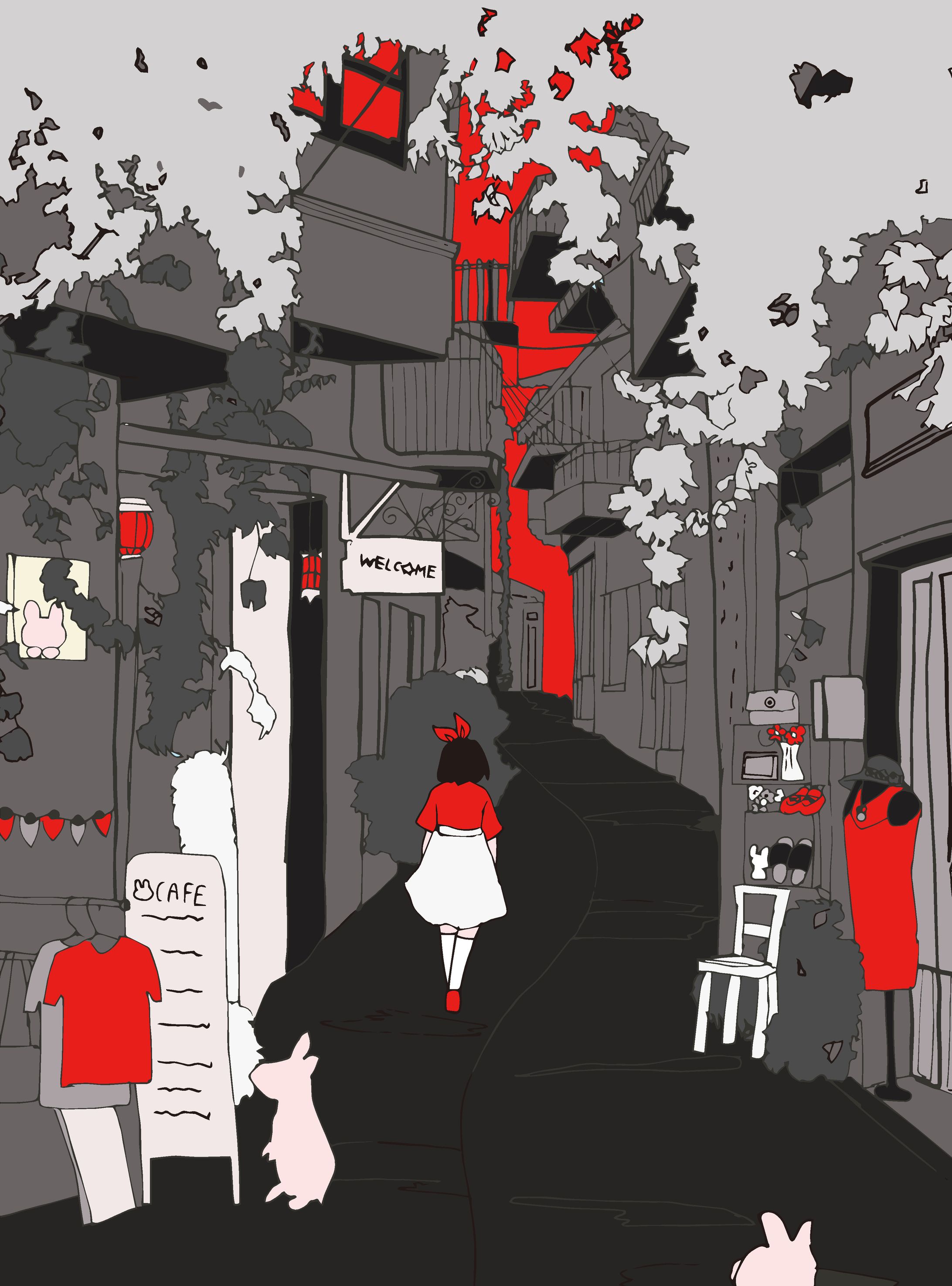 夕焼けうさぎ通り-1