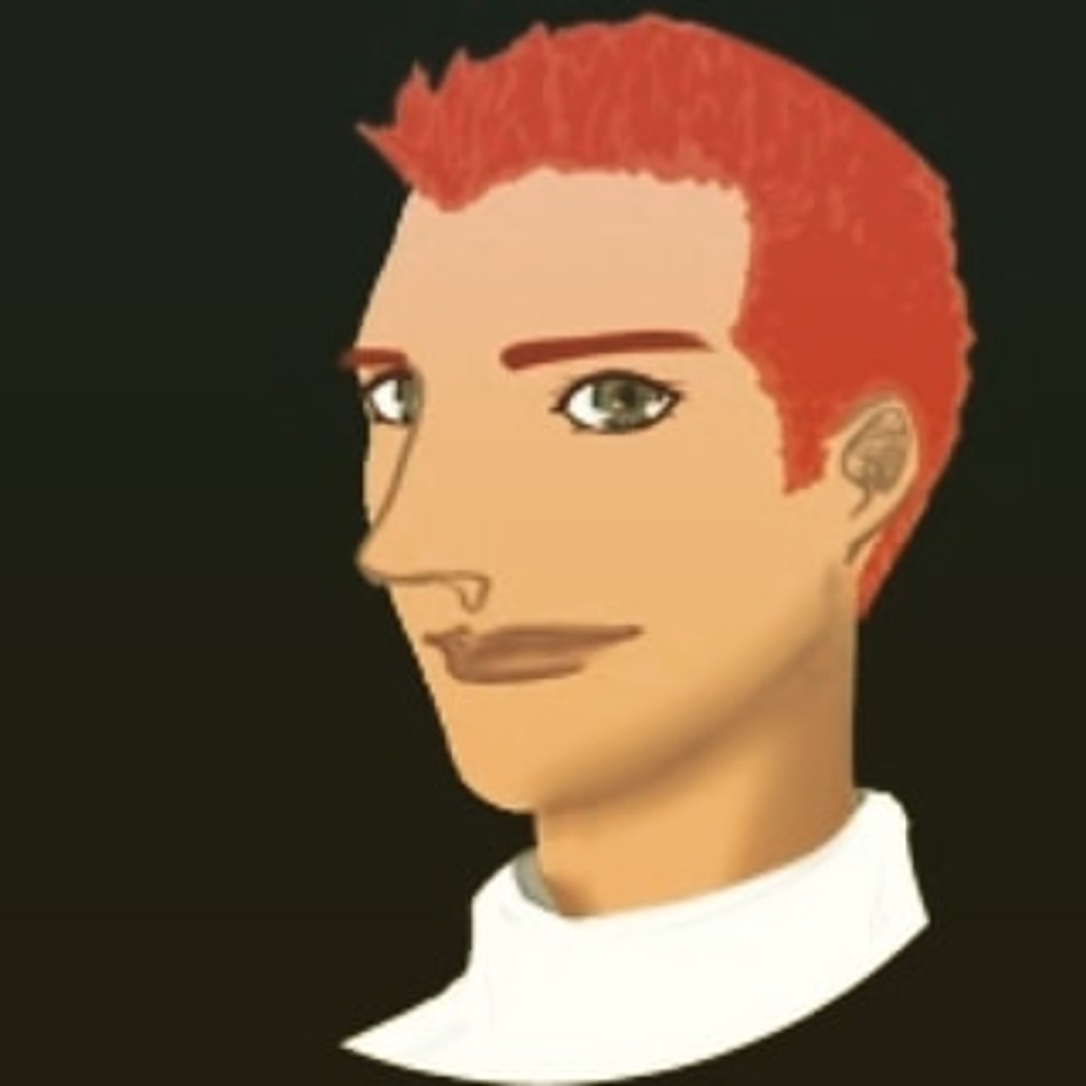 20210615.
自分用キャラメイカー製だれかのアイコン。もう本日は疲労困憊なので、後日誰のアイコンにするか決めます。ついったーで並べるたった4枚をかぶらないように組み合わせる事すら結構大変で苦笑しきり。#ごりごりごりっと芯減らし訓練 #originalcharacter　#ARTISULd16pro #clipstudiopaintpro #一次創作 
#amateurillustration #digitalillustration-1