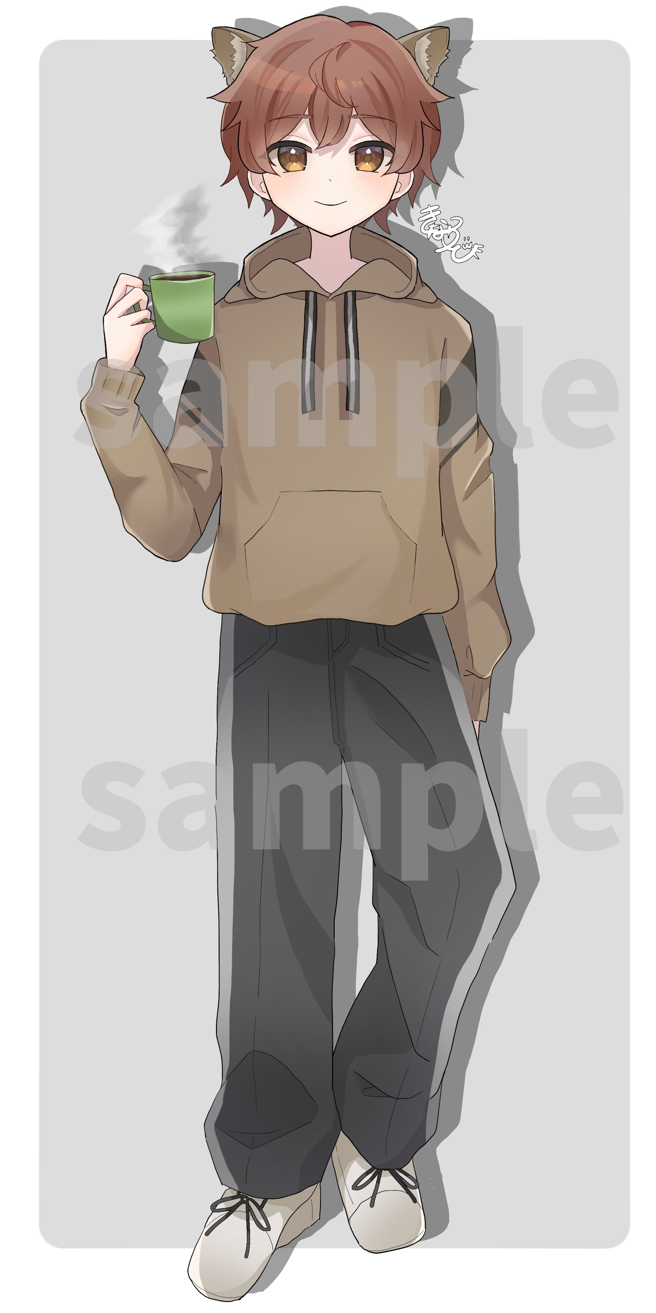 珈琲もか様　立ち絵-1