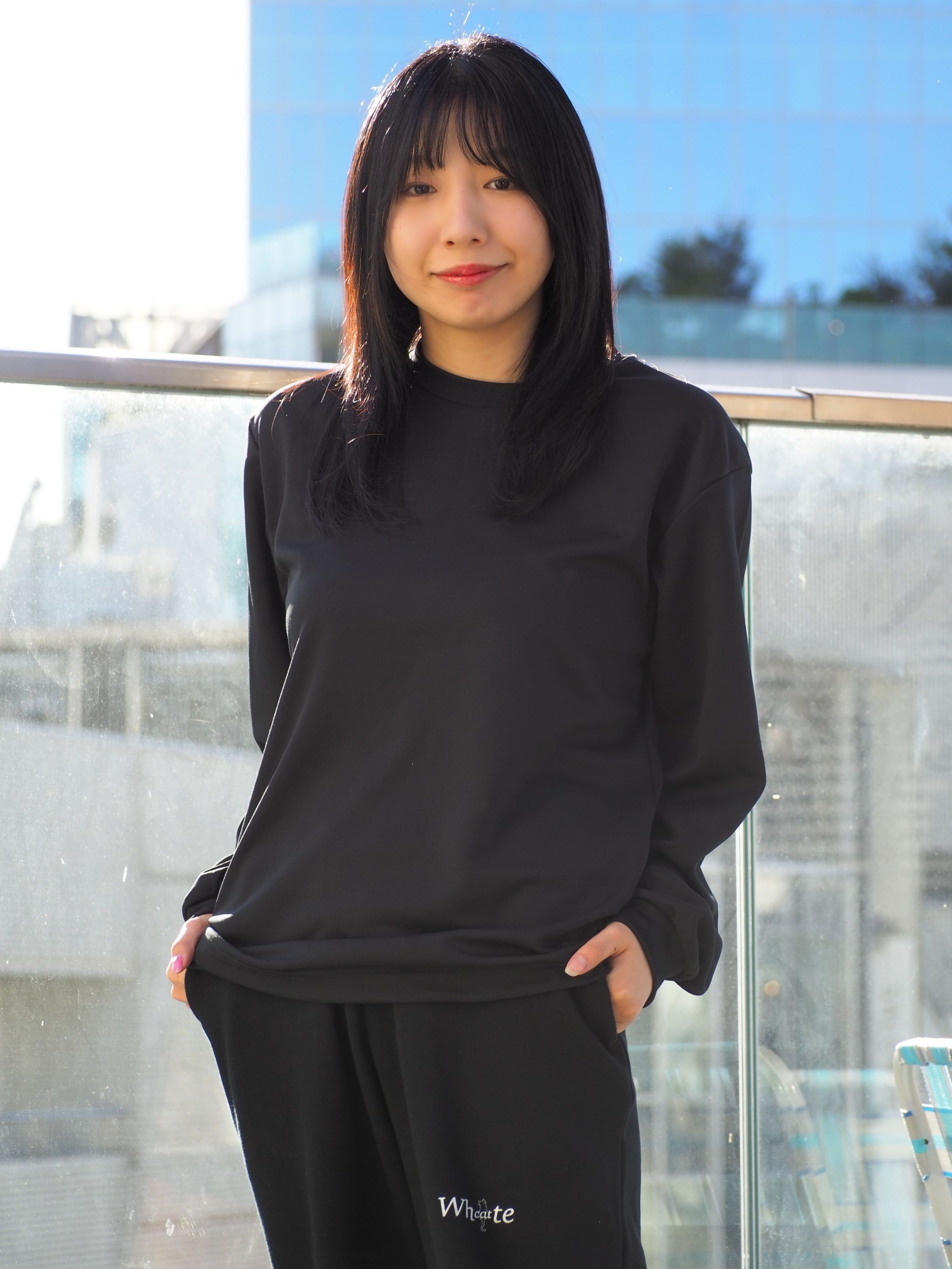 バックロゴインナースエット＆whitecatスエットパンツ-1