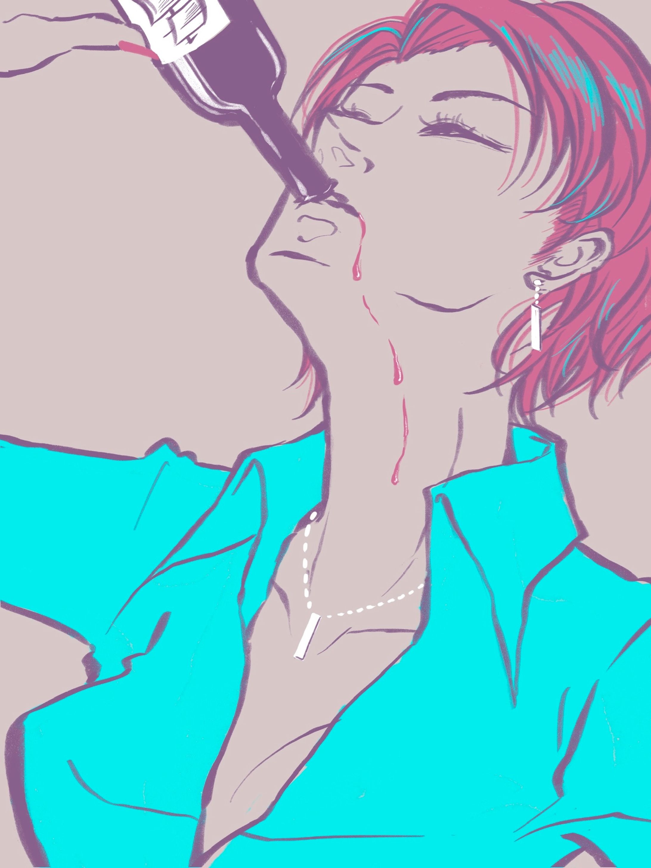 女性カットイラスト【LEAK】-1