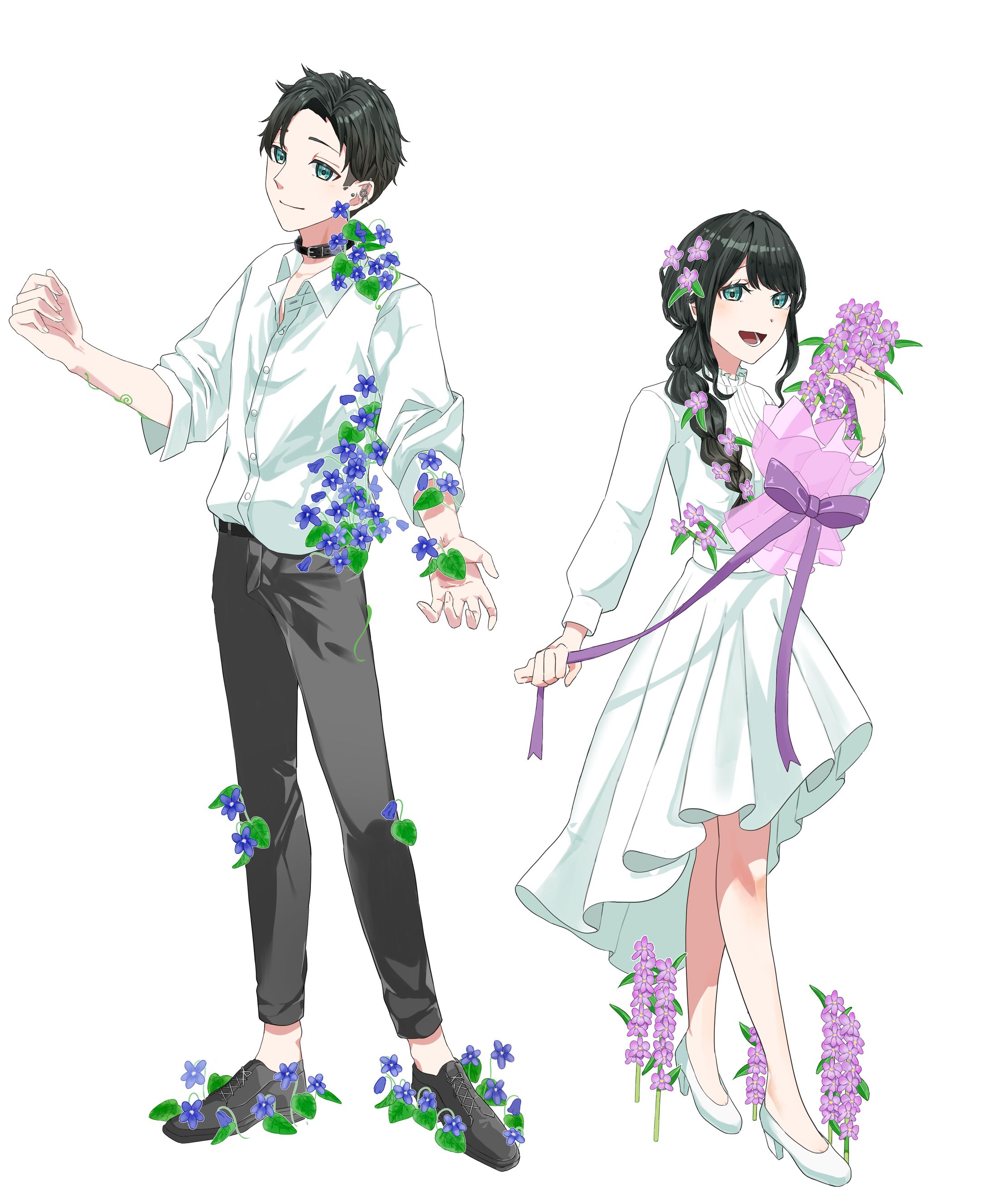 藤原茶彩様　立ち絵-1