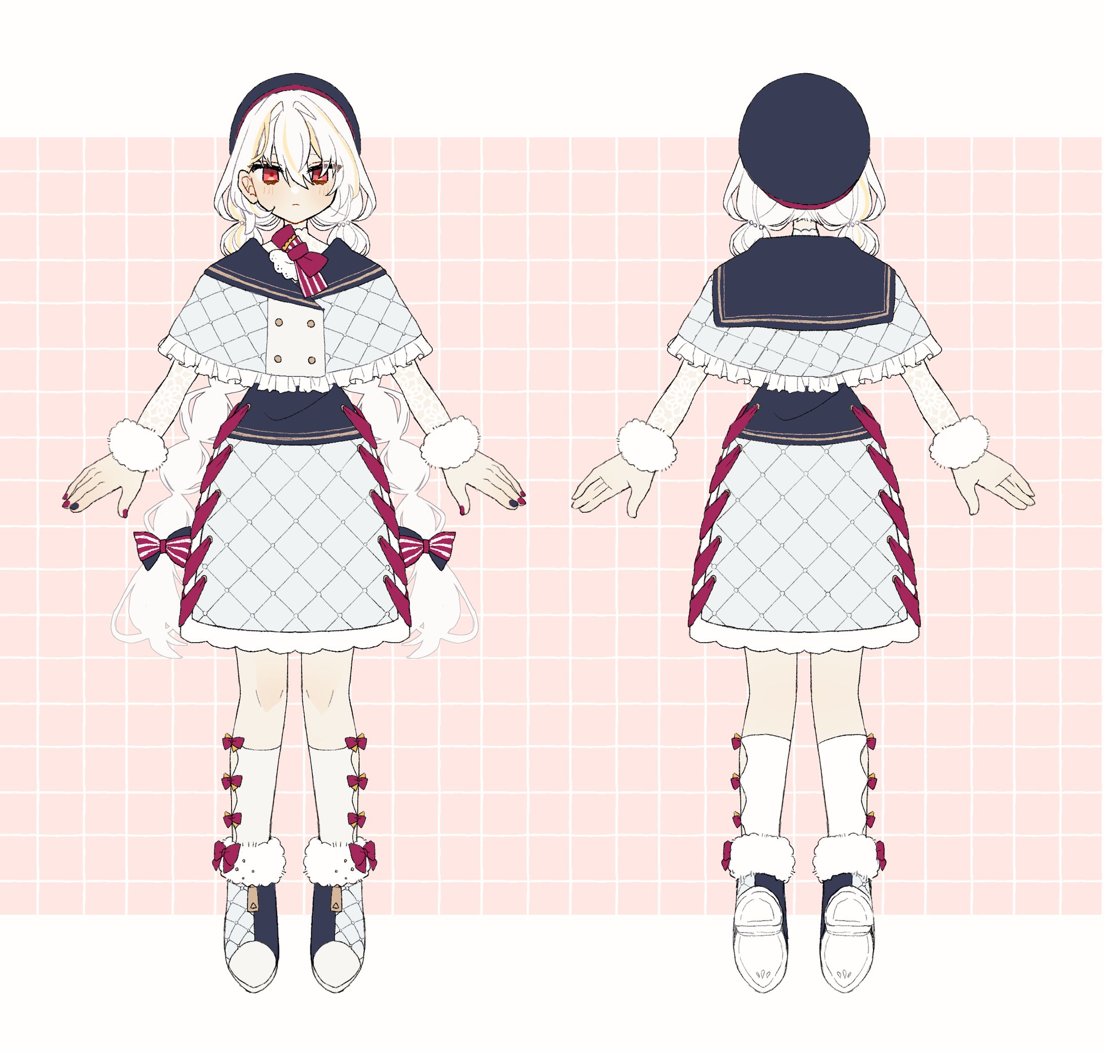 【ショートケーキちゃん】衣装デザイン-1