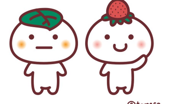 フルーツ大福キャラクター
