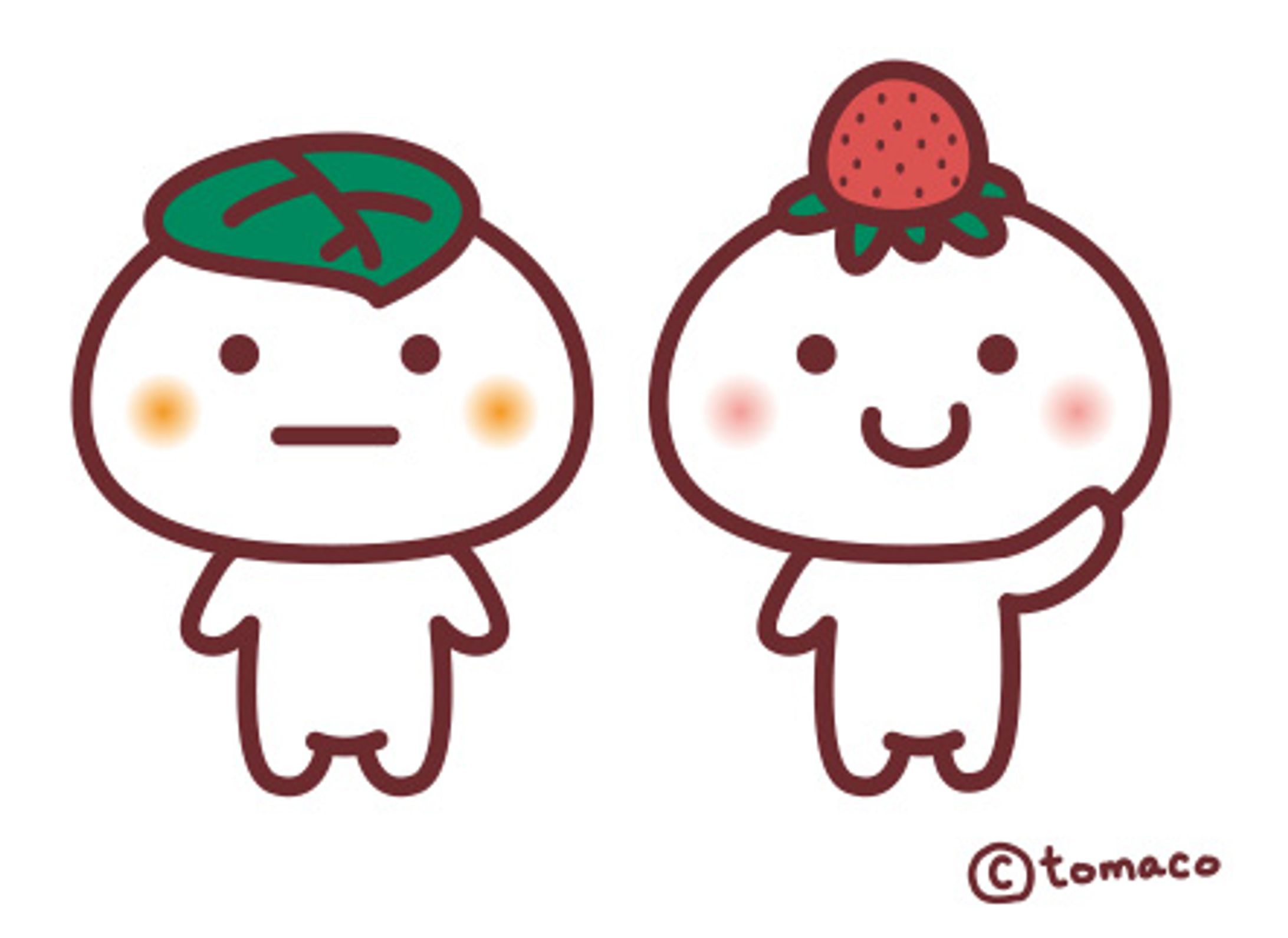 フルーツ大福キャラクター-1