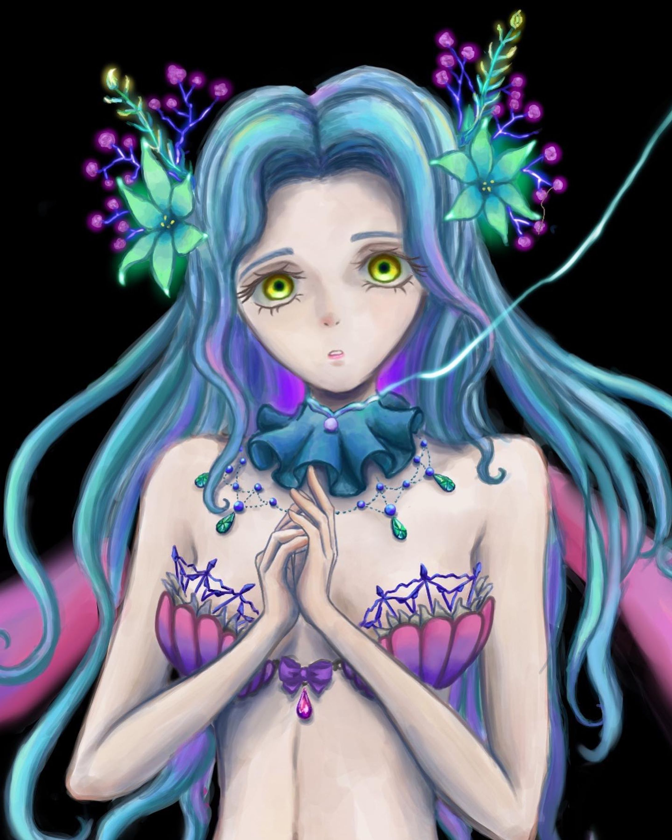 Poissons ⋆꙳♓️
𓂃𓂃𓂃𓂃𓂃𓂃𓂃𓂃𓂃𓂃

꙳☄︎ jouet ✯‬︎︎ ♀

サーカスで水中ショーをする人魚。透明になって彩り鮮やかな骨で魅了する。ある理由で骨が染まってしまった。

#art #illustration #artwork  #插图 #일러스트#drawing #fantasyillustration #circus #constellation #イラスト #イラスト好きな人と繋がりたい  #イラストグラム #絵描きさんと繋がりたい #絵 #創作 #厚塗り #星座 #12星座 #アンティーク #antique  #procreate #うお座 #魚座 #Pisces #mermaid #骨 #透明標本 #人魚 #キャラクターデザイン #ホルマリン漬け-1