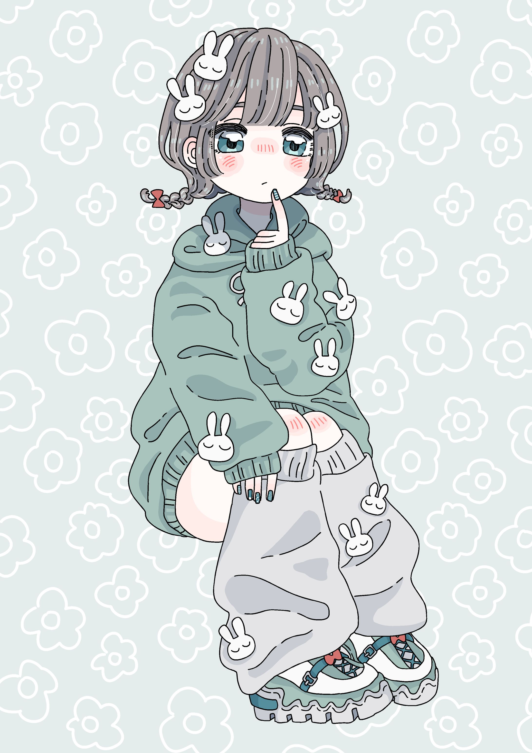 うさぎパーカー-1