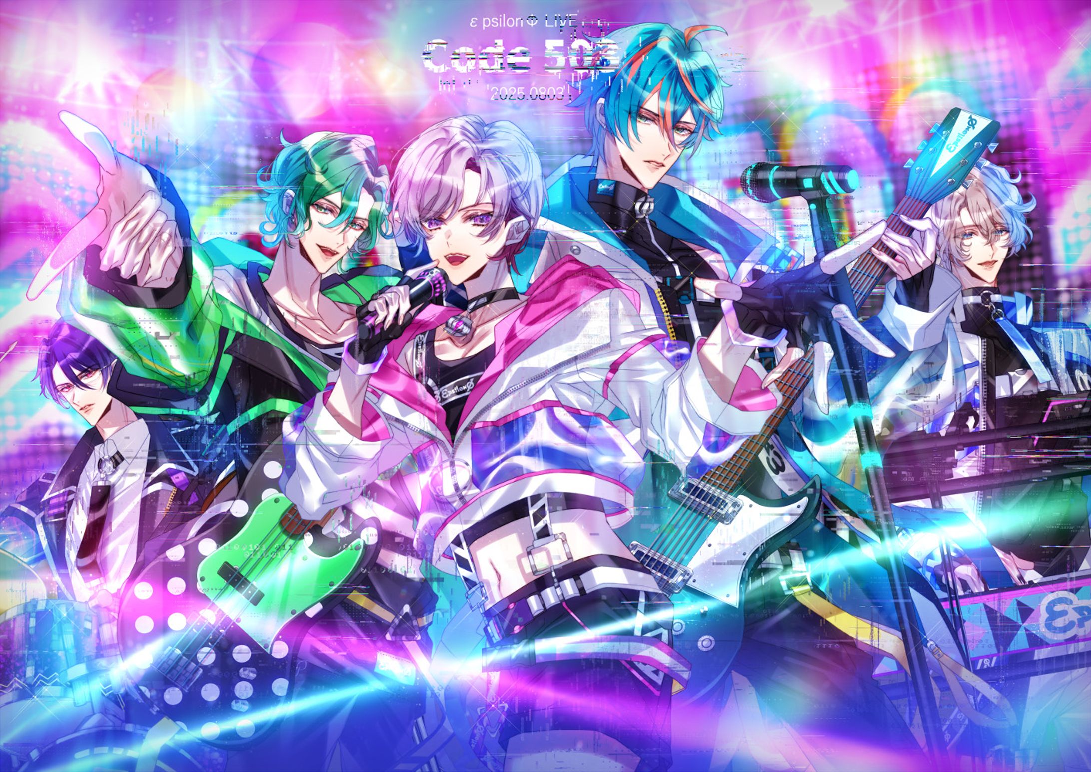 🧸ライブ開催記念集合絵5人-1